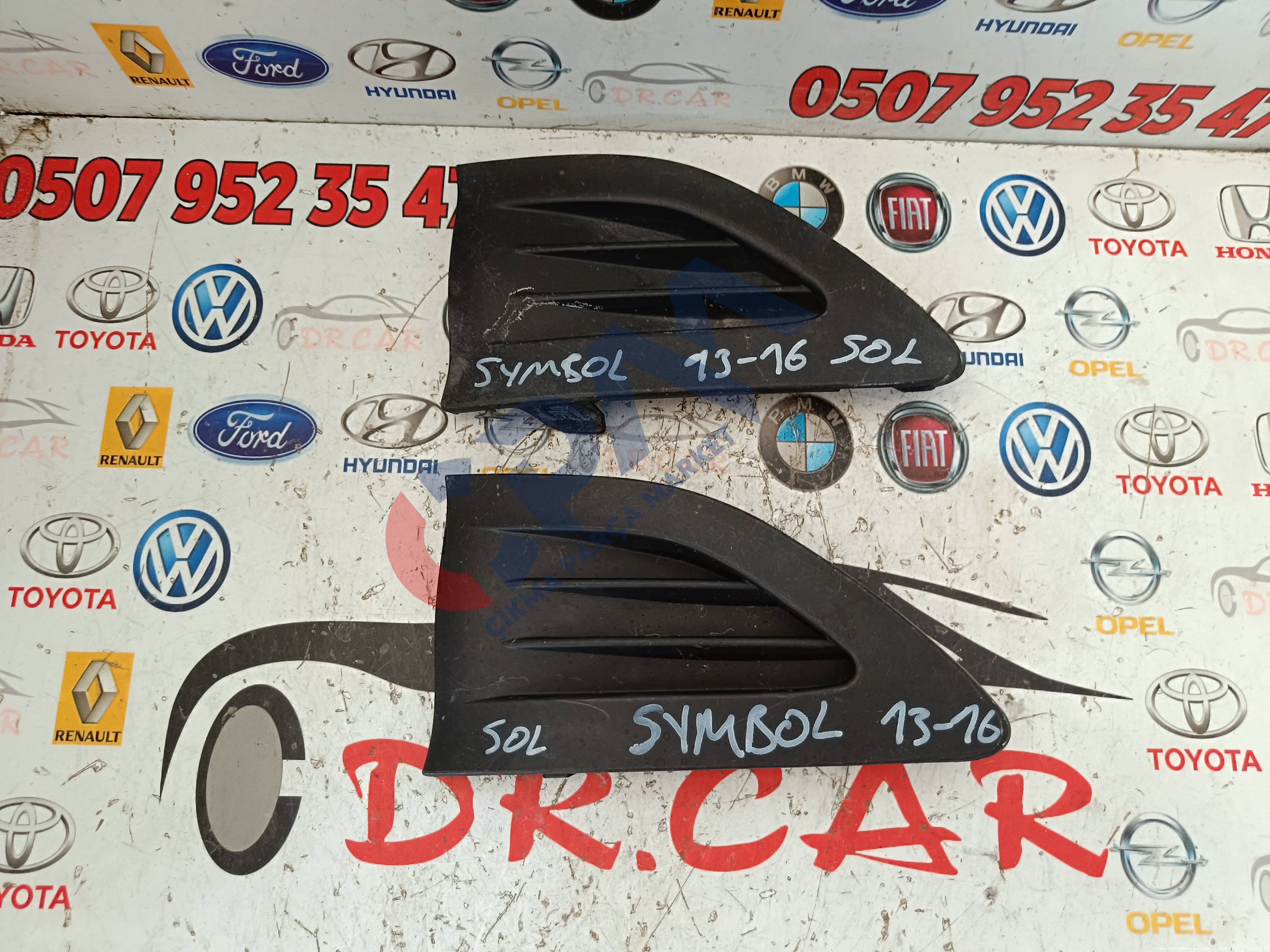 2013 2016 Renault Symbol Sol Ön Sis Farı Çerçevesi 263368395R