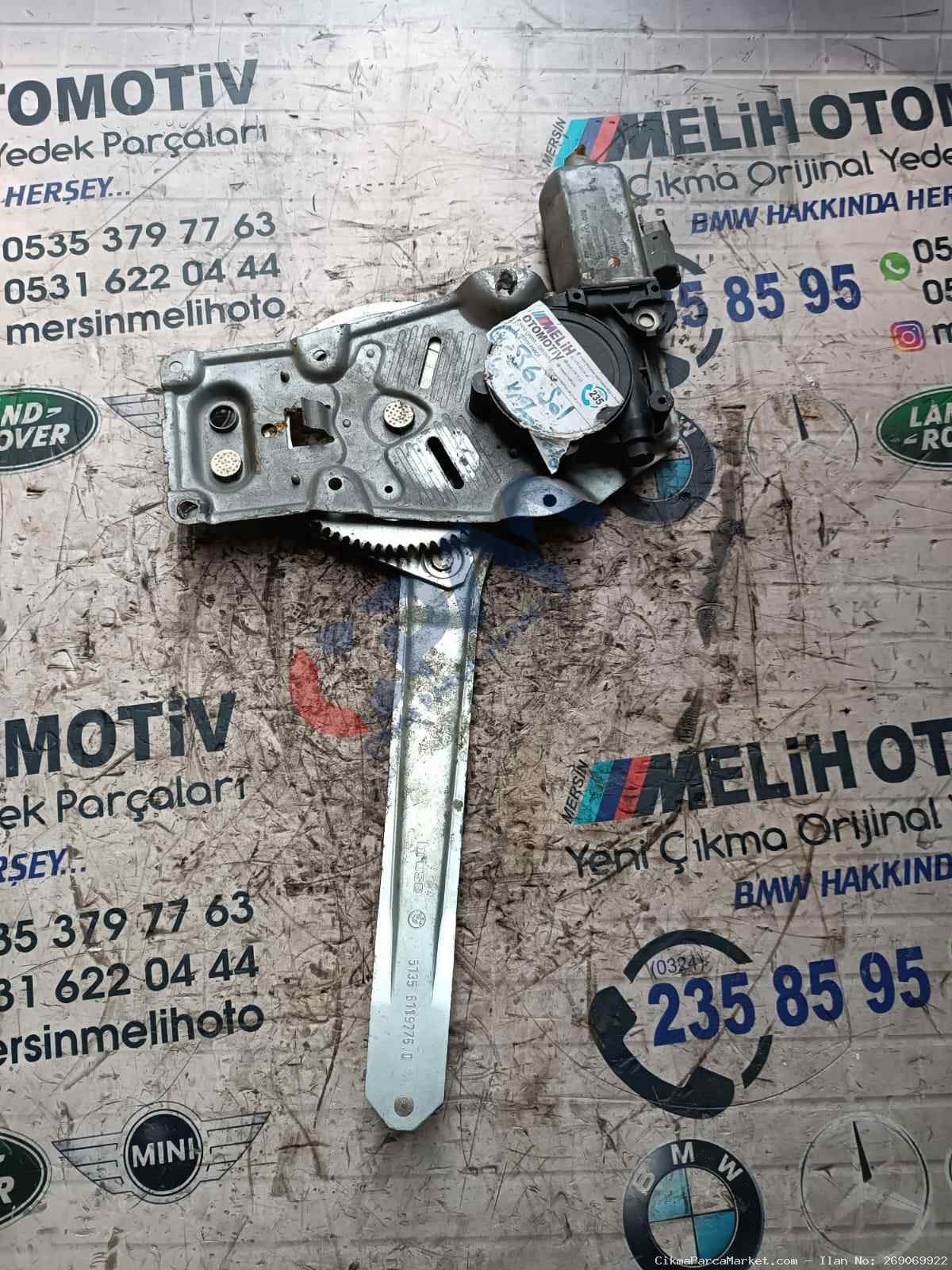 BMW ÇIKMA E36 SOL ARKA CAM KRİKOSU MOTORLU 8119775 1387436