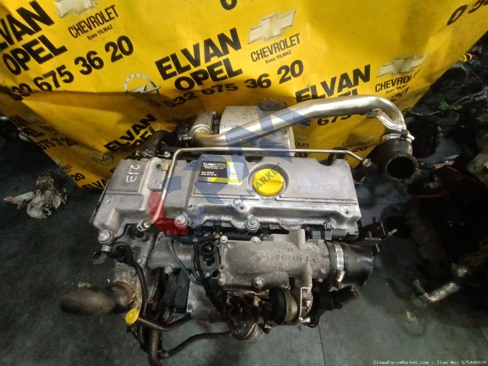 1999 2001 Opel Vectra B 2.0 16 V Dizel Çıkma Komple Motor