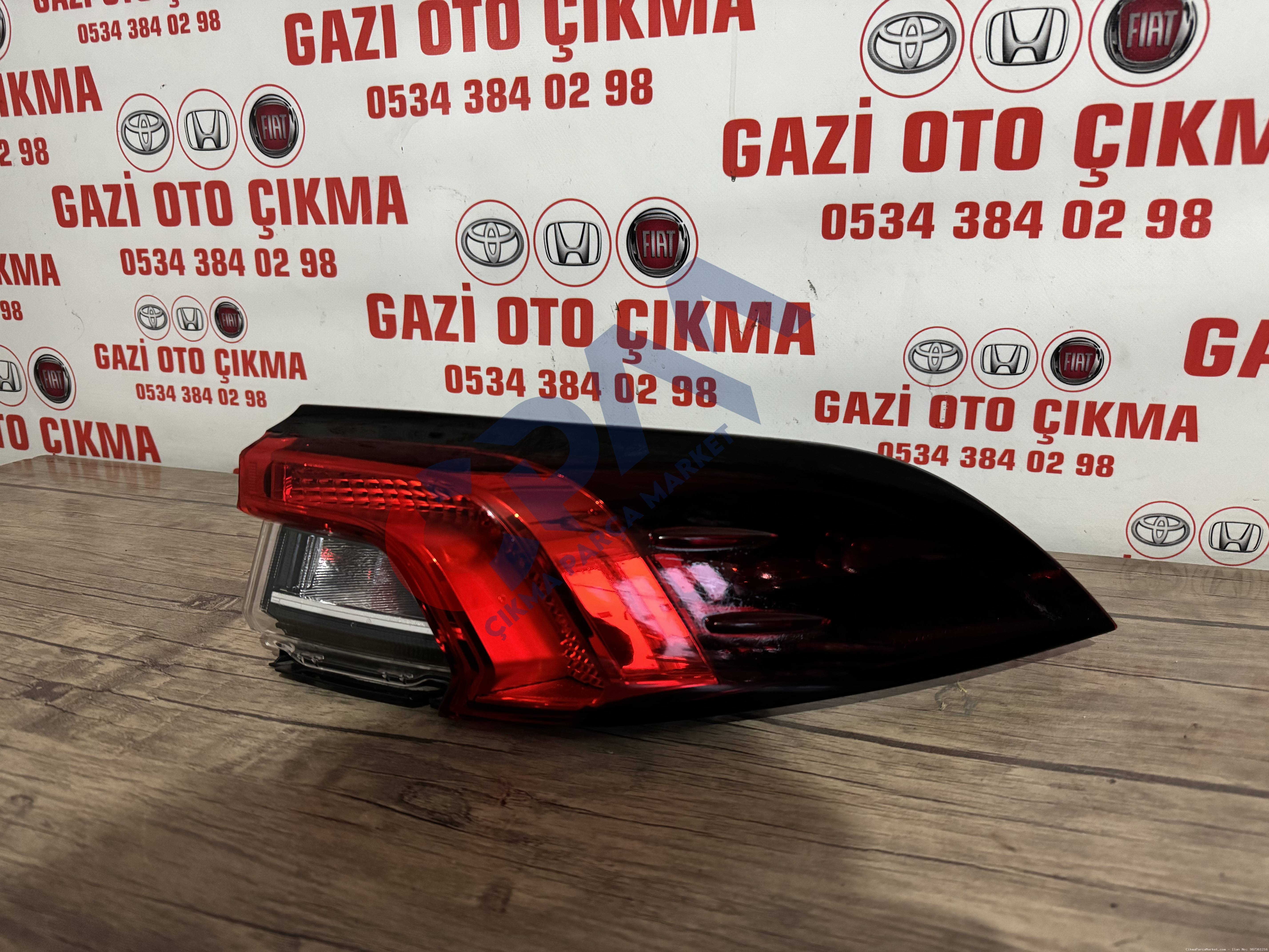 2019 2024 Toyota Corolla Çıkma Orjinal Sağ Dış Stop