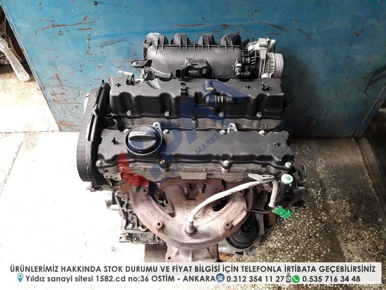 citroen c4 1.4 benzinli 16v çıkma motor (çift egzantrik)