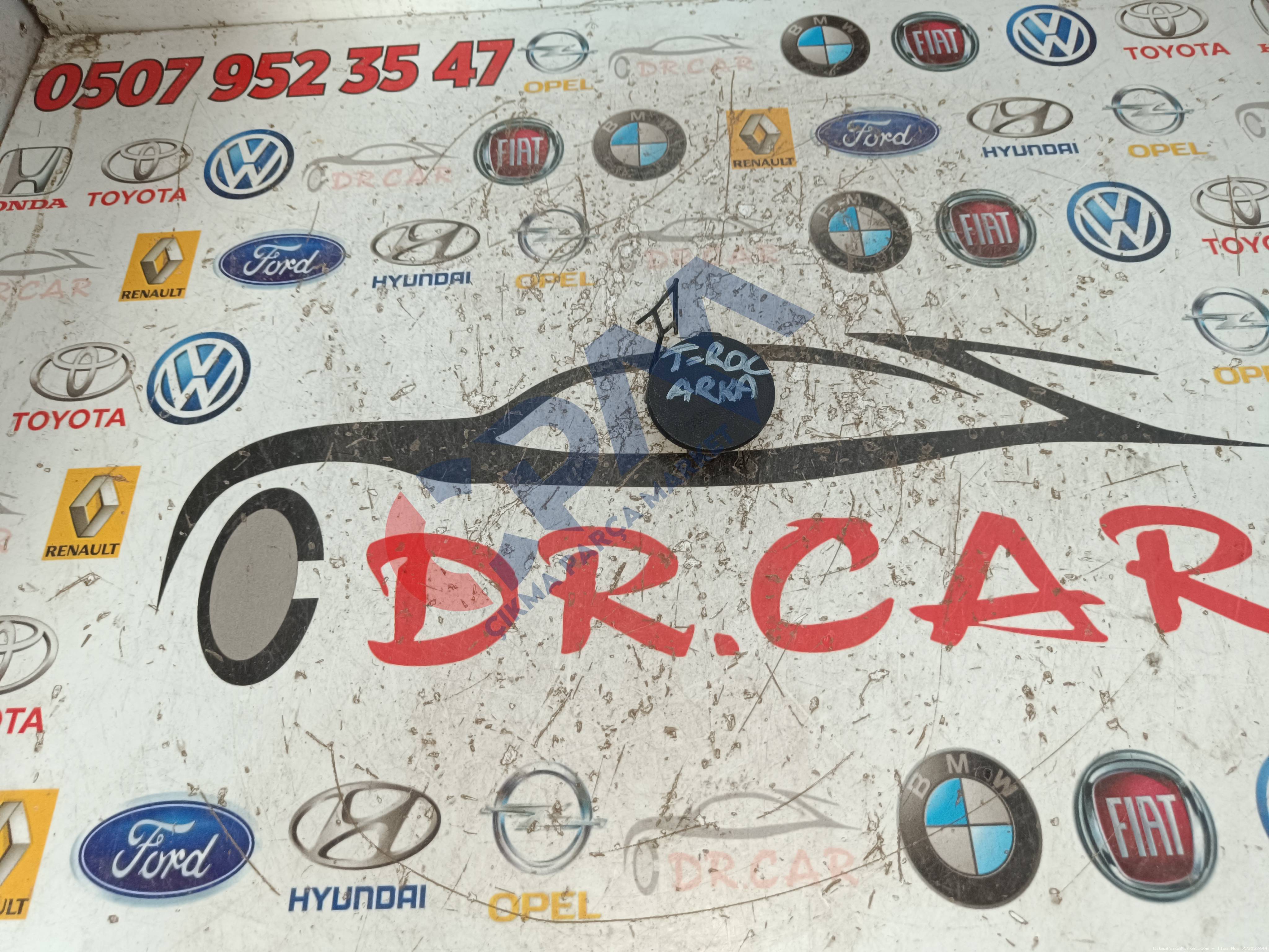 Volkswagen T Roc Arka Çeki Kapağı 2GA807441