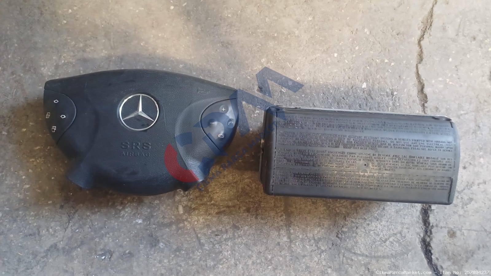 2003 2008 Mercedes E Serisi Direksiyon Airbag