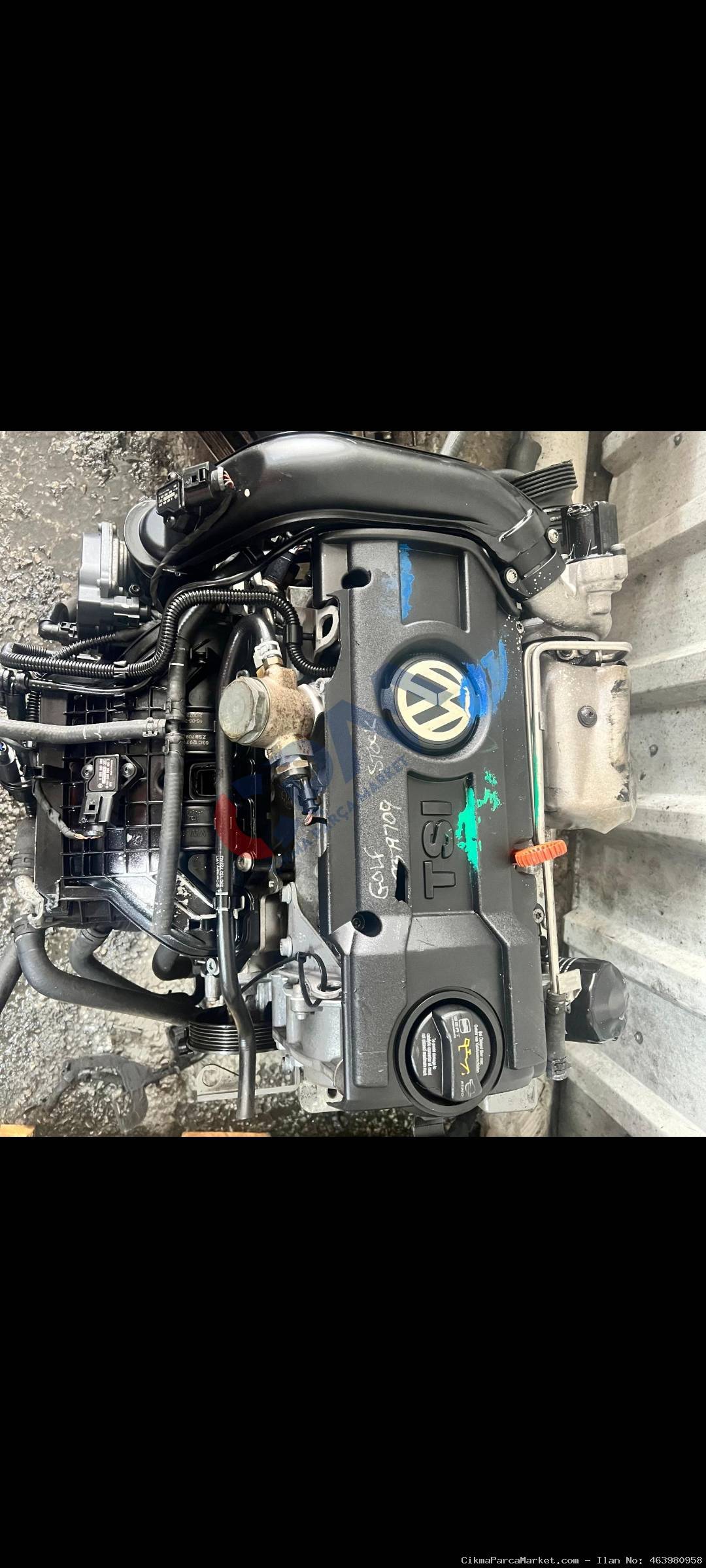 2012 2014 Volkswagen Jetta 1.4 TSI CAX MOTOR Komple Motor