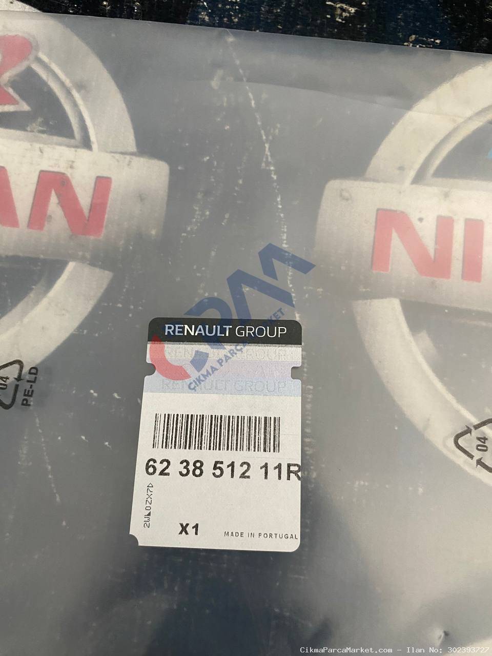 2016 2020 Renault Megane Panjur Nikelajı 623851211R