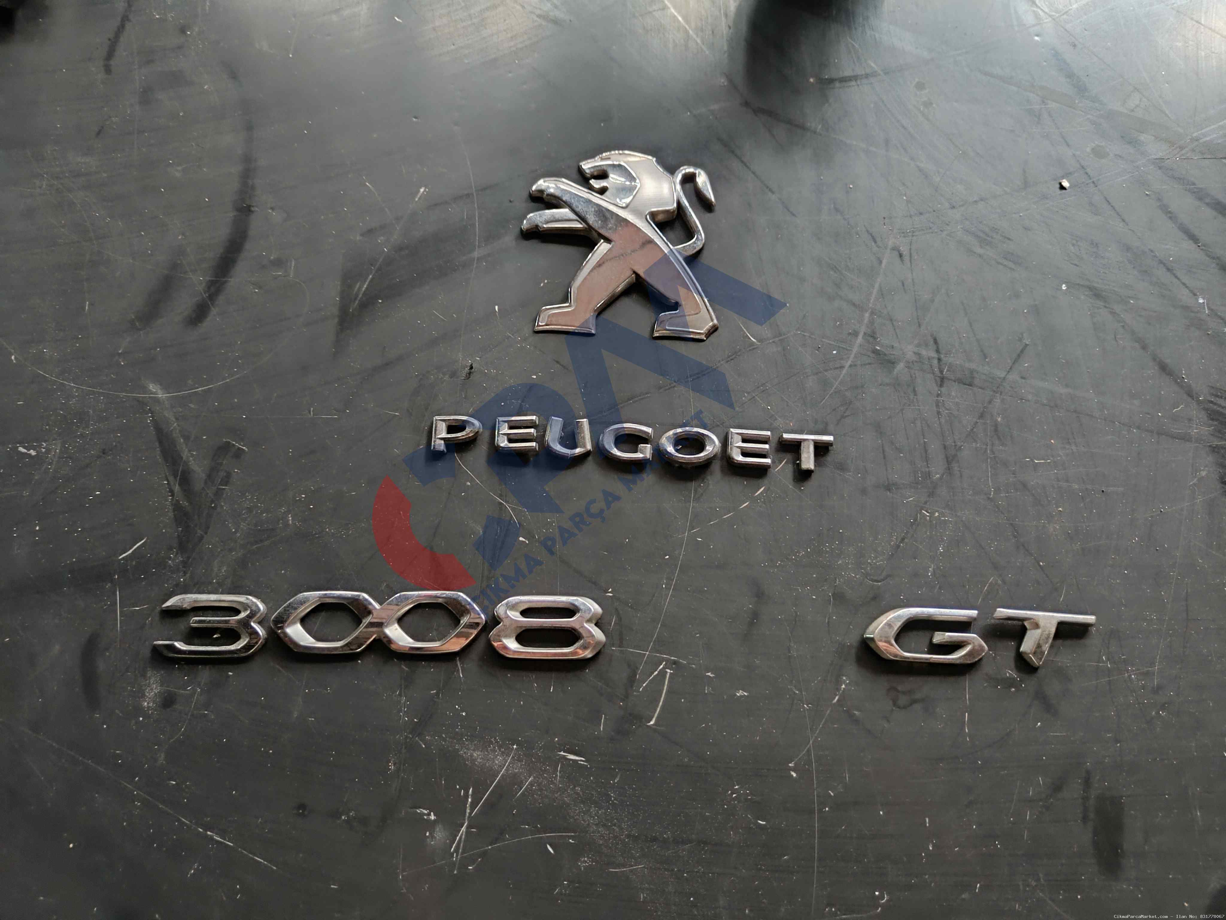 Peugeot 3008 Arka Arma   Yazı