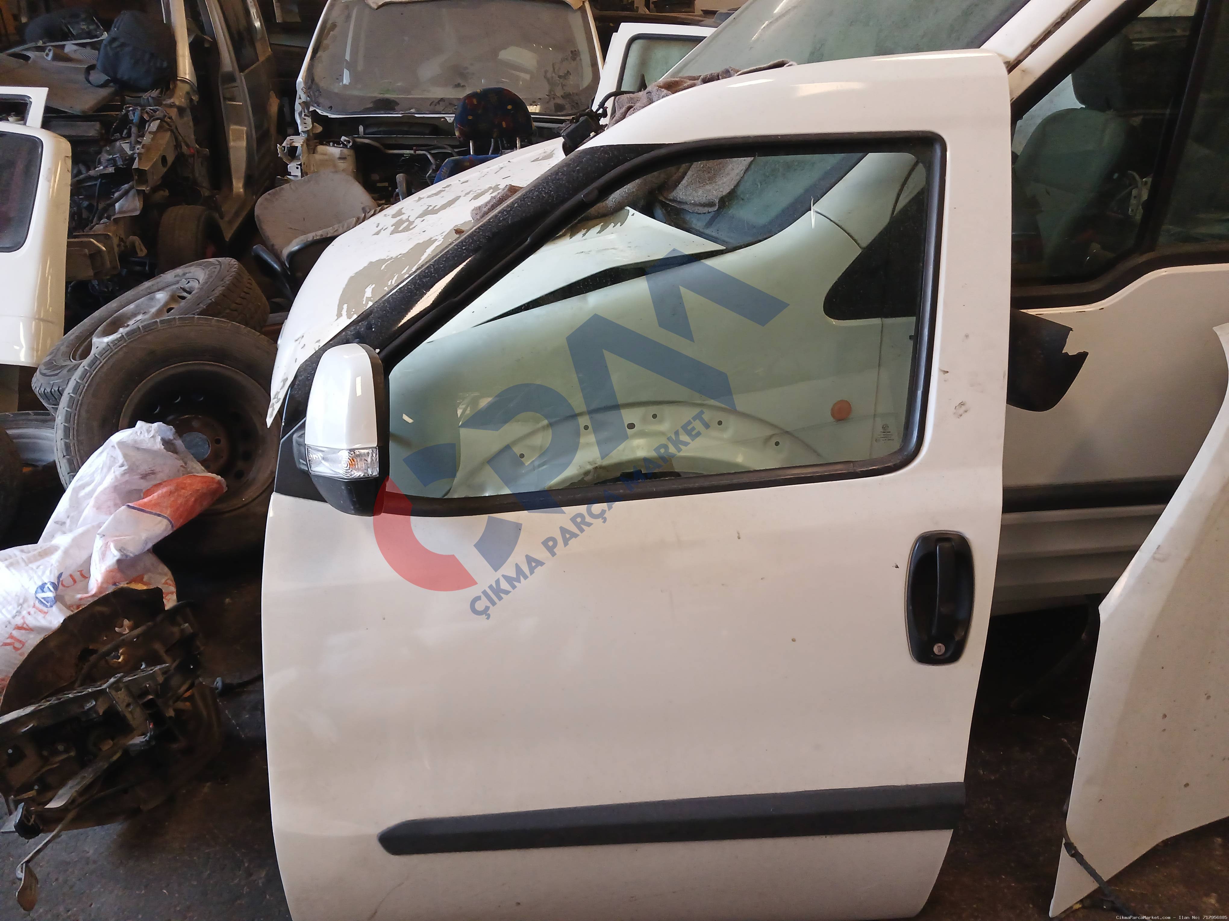 2016 2022 Fiat Doblo Orj Beyaz Sol Ön  Kapı