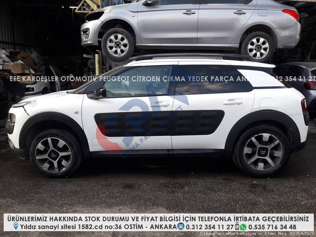 citroen c4 cactus çıkma sol ön dolu kapı