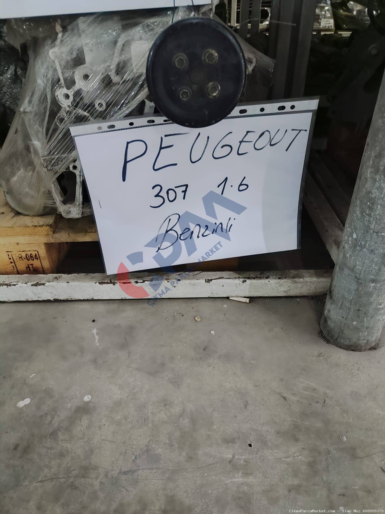 Peugeot 307 1.6 BENZİNLİ  Komple Motor