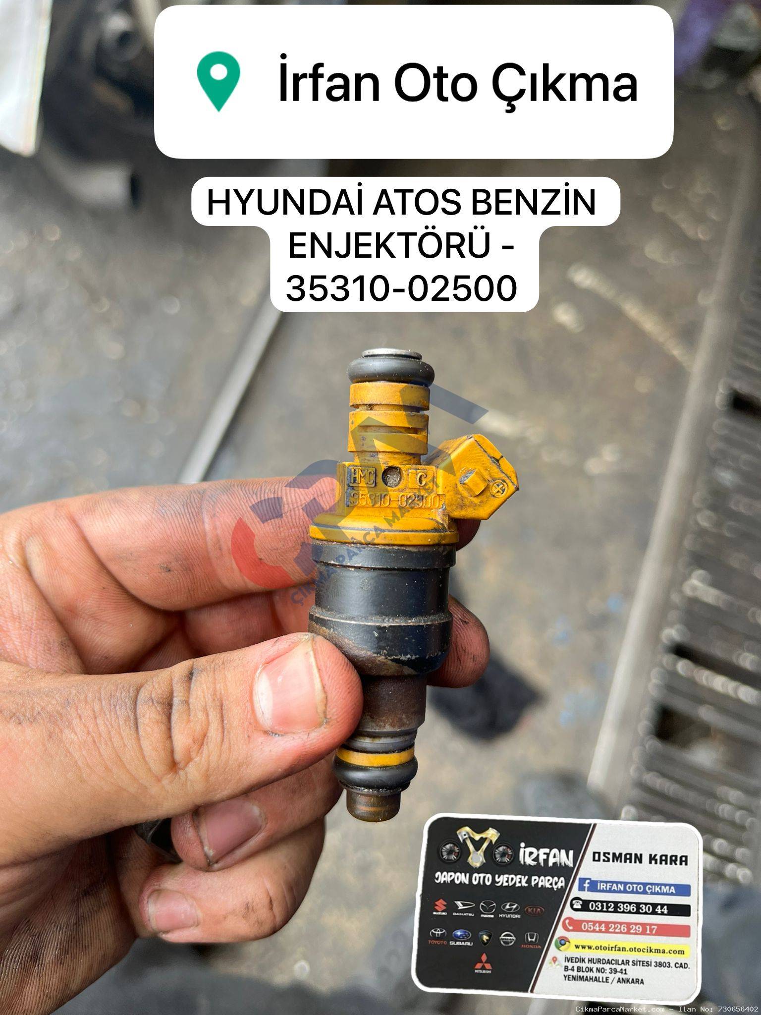 1998 2024 Hyundai Atos Enjektör 35310 02500