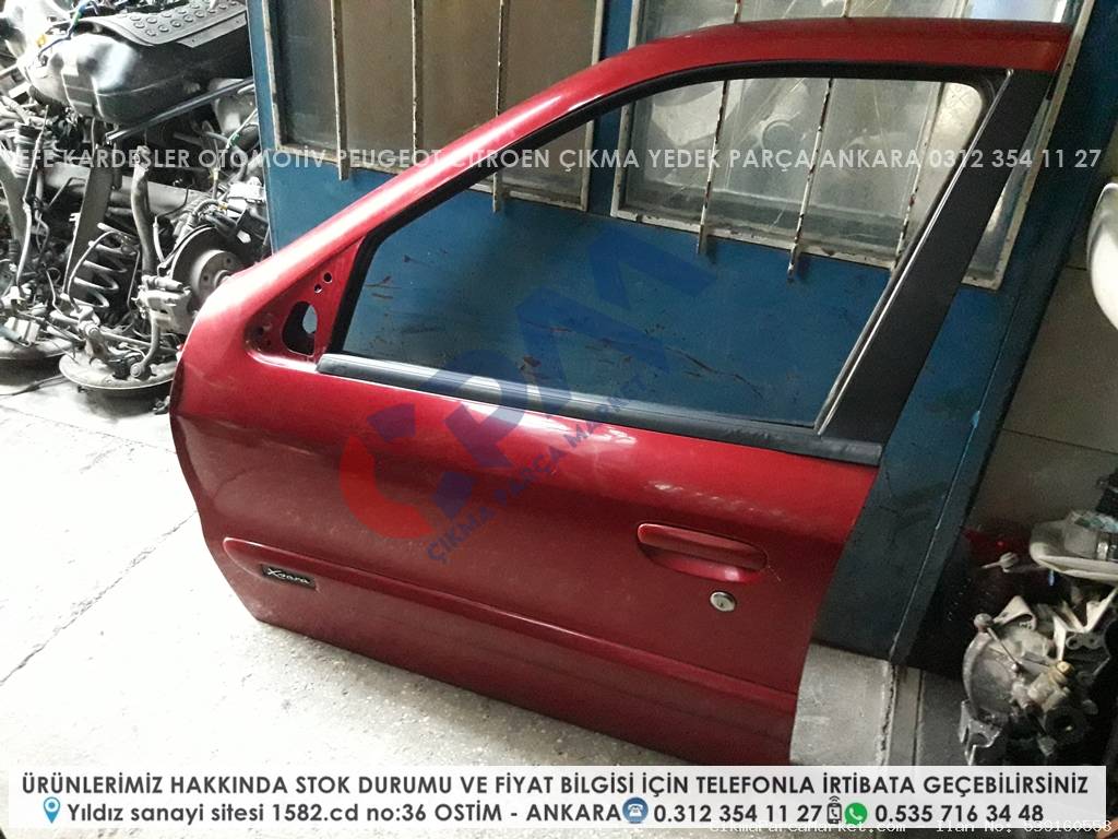 citroen xsara çıkma sol ön kapı