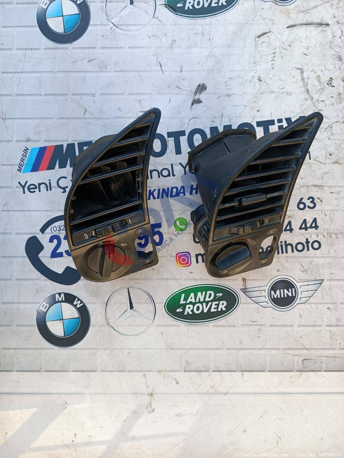 BMW E36 temiz hava ızgarası 1387061, ışık şalterli 1387051