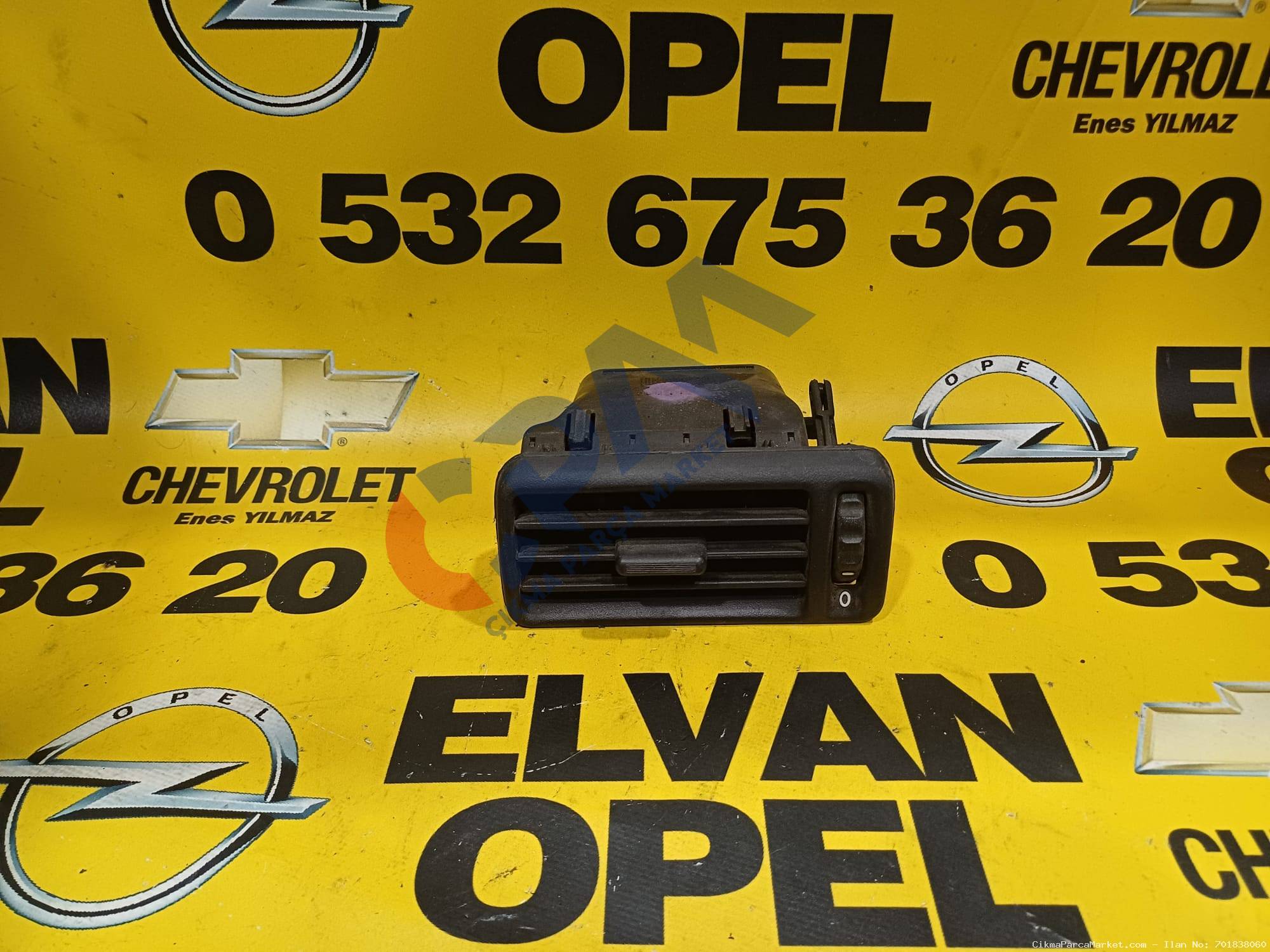 1991 1996 Opel Vectra Sol Kalorifer Izgara Sol Ön Torpido Göğüslük