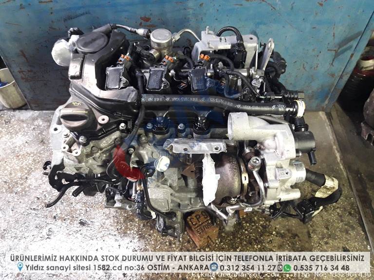 citroen c3 B618 kasa 1.2 turbo benzinli çıkma motor (EB2PT)