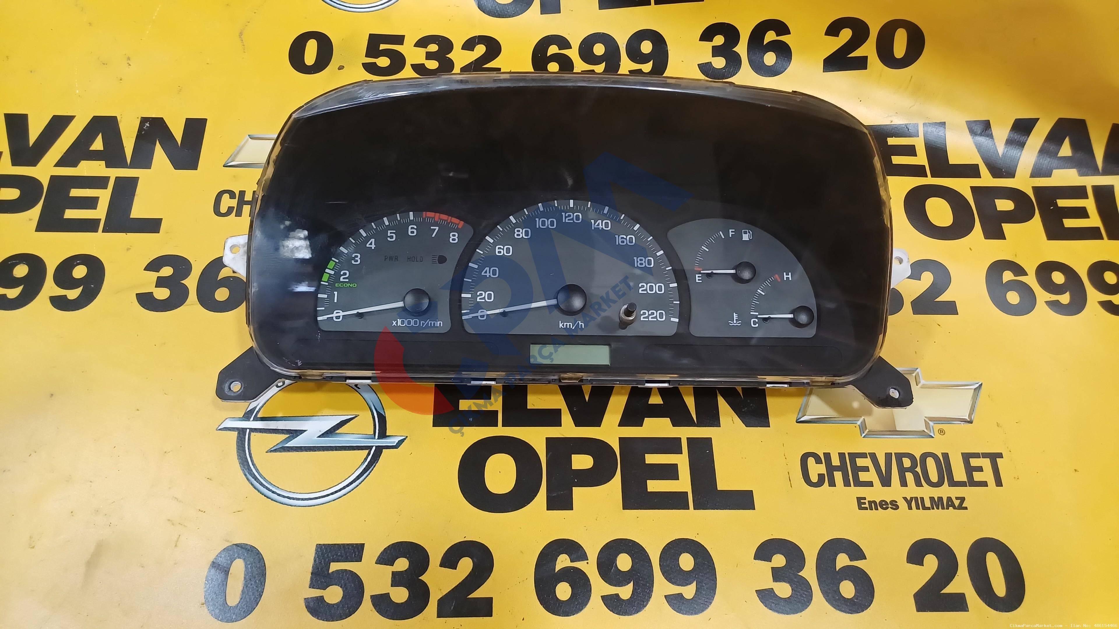 2004 2010 Chevrolet Rezzo 1.6 16 V Çıkma Kilometre Saati  96427156