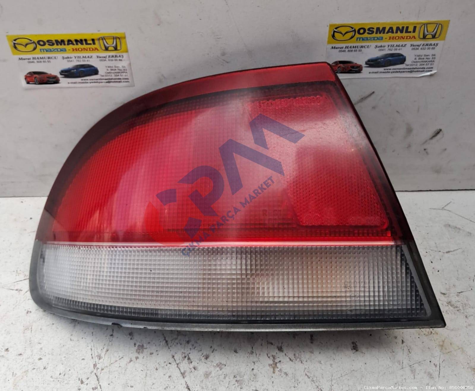 Mazda 626 Balon Kasa Sol Stop Lambası