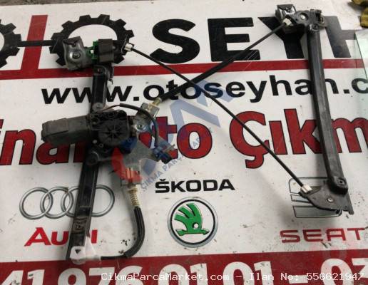 seat ibiza 1999 sağ ön kapı elektrikli cam krikosu cam motor