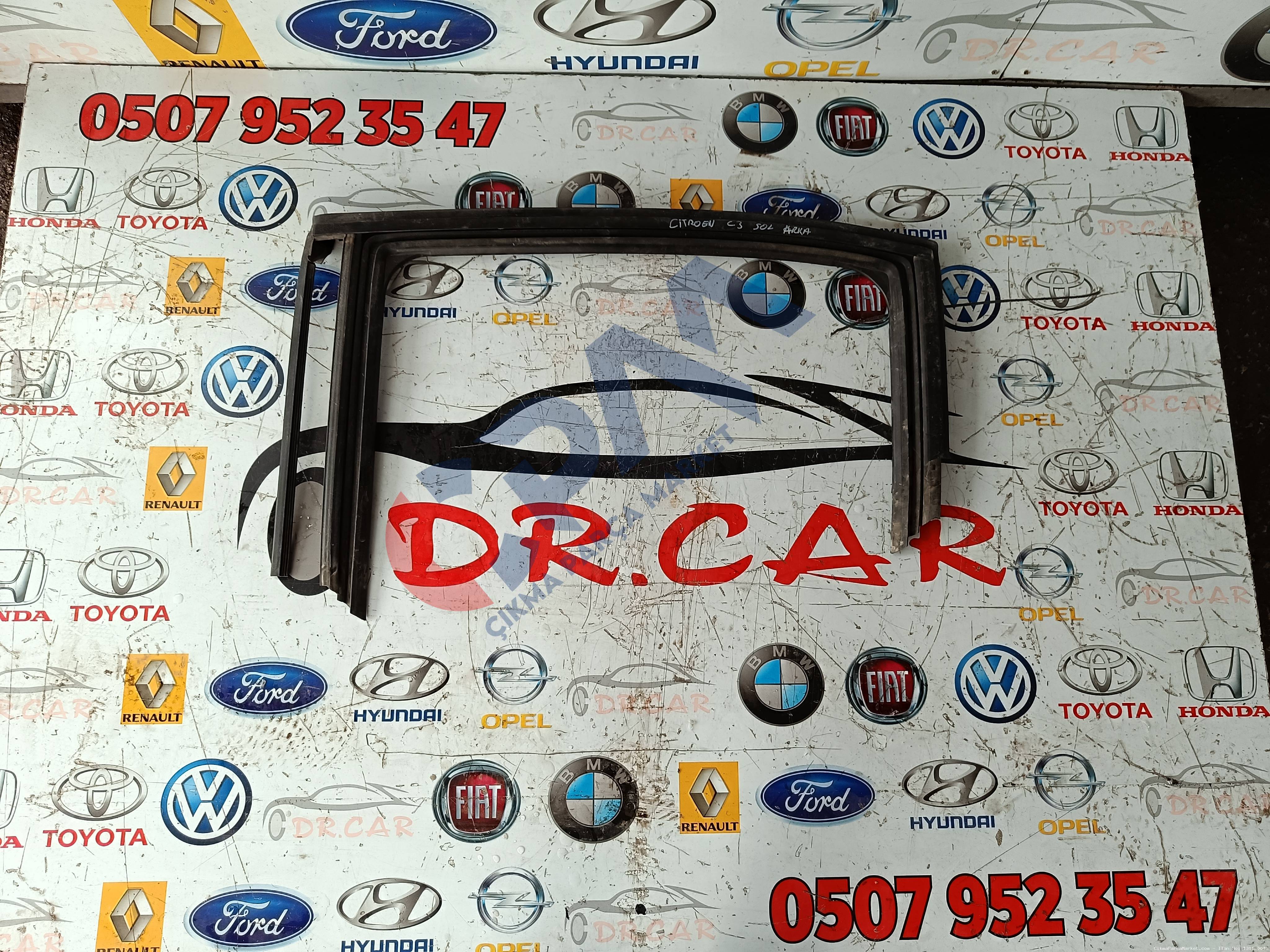 Citroen C3 Sol Arka Kapı Fitili 9813202180