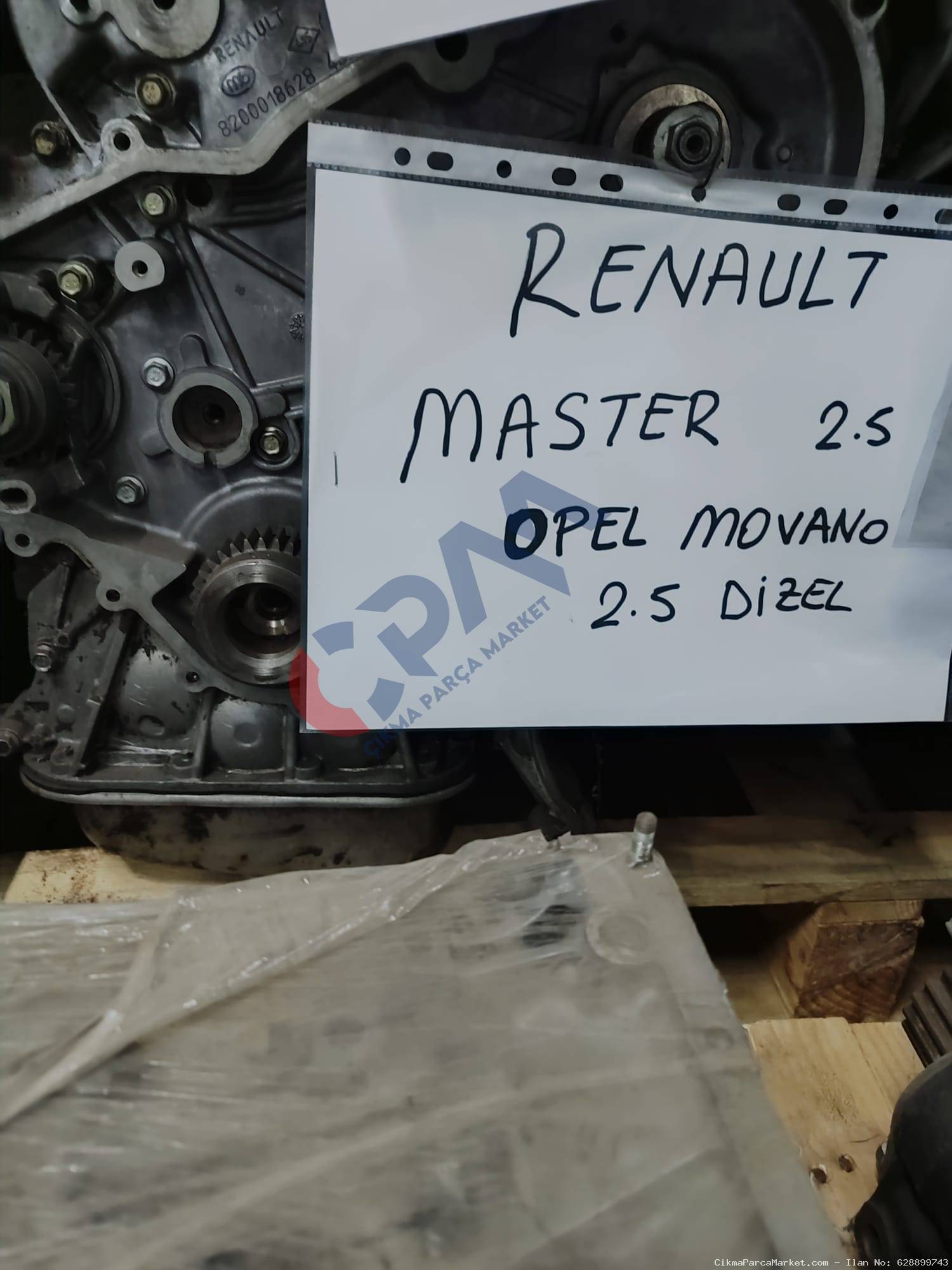 Renault Master Komple Motor