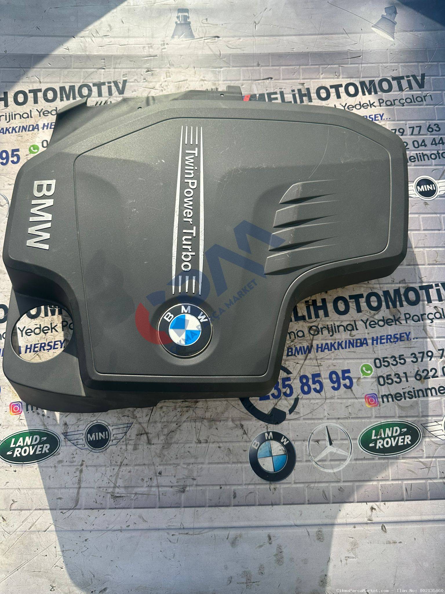 BMW ÇIKMA F20 F30 N20 MOTOR AKUSTİK KAPAK 7636791 7604564