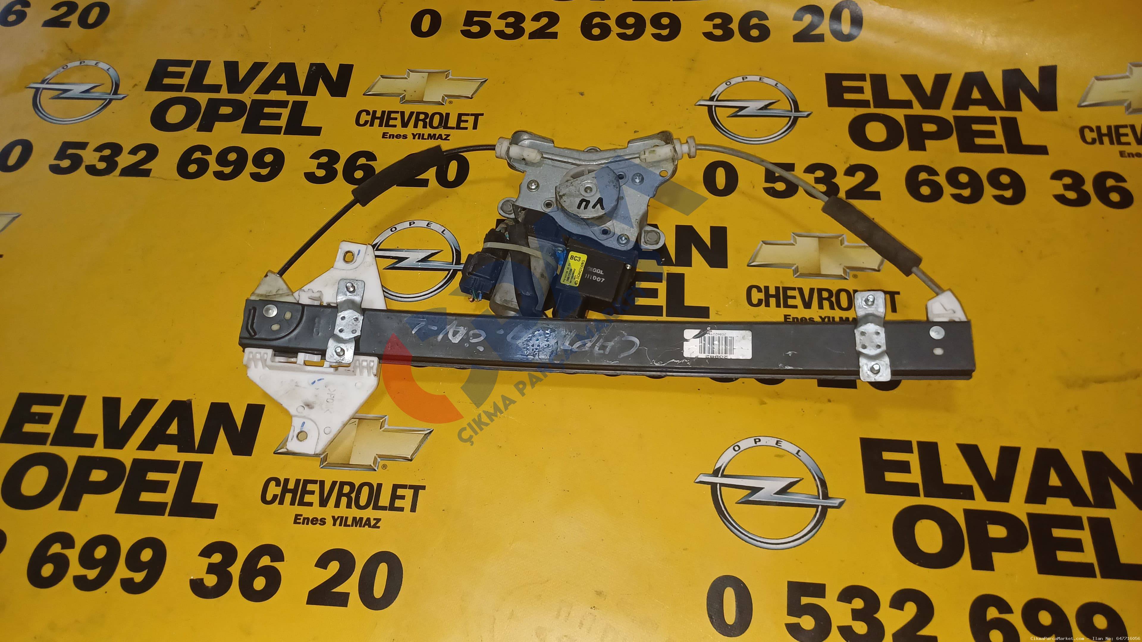 2006 2012 Chevrolet Captiva Çıkma Sol Ön  Cam Krikosu 20872598