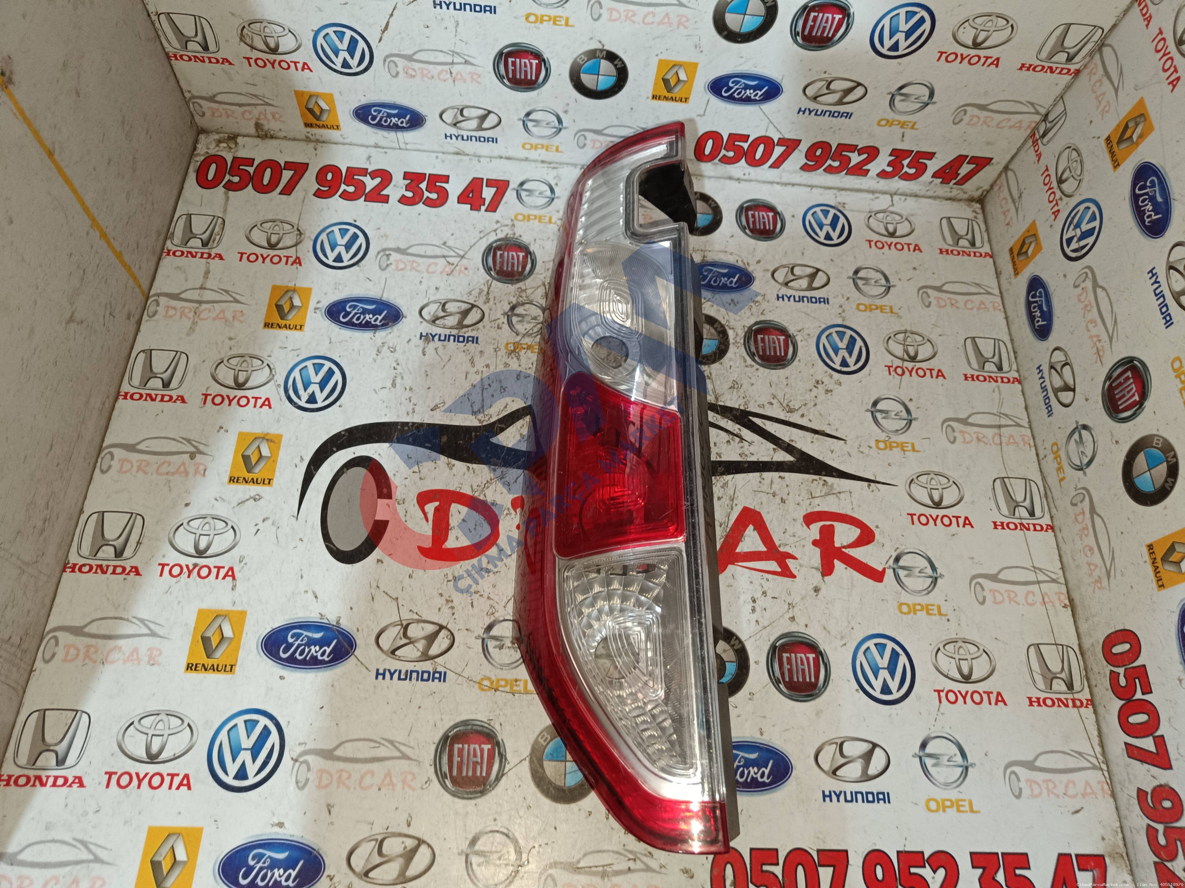 Renault Kangoo 3 Çift kapak  Sol Arka Stop 265559212R