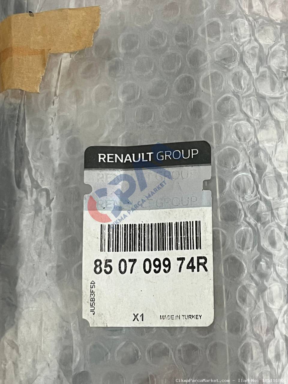 2016 2020 Renault Clio Tampon Çıtası 850709974R