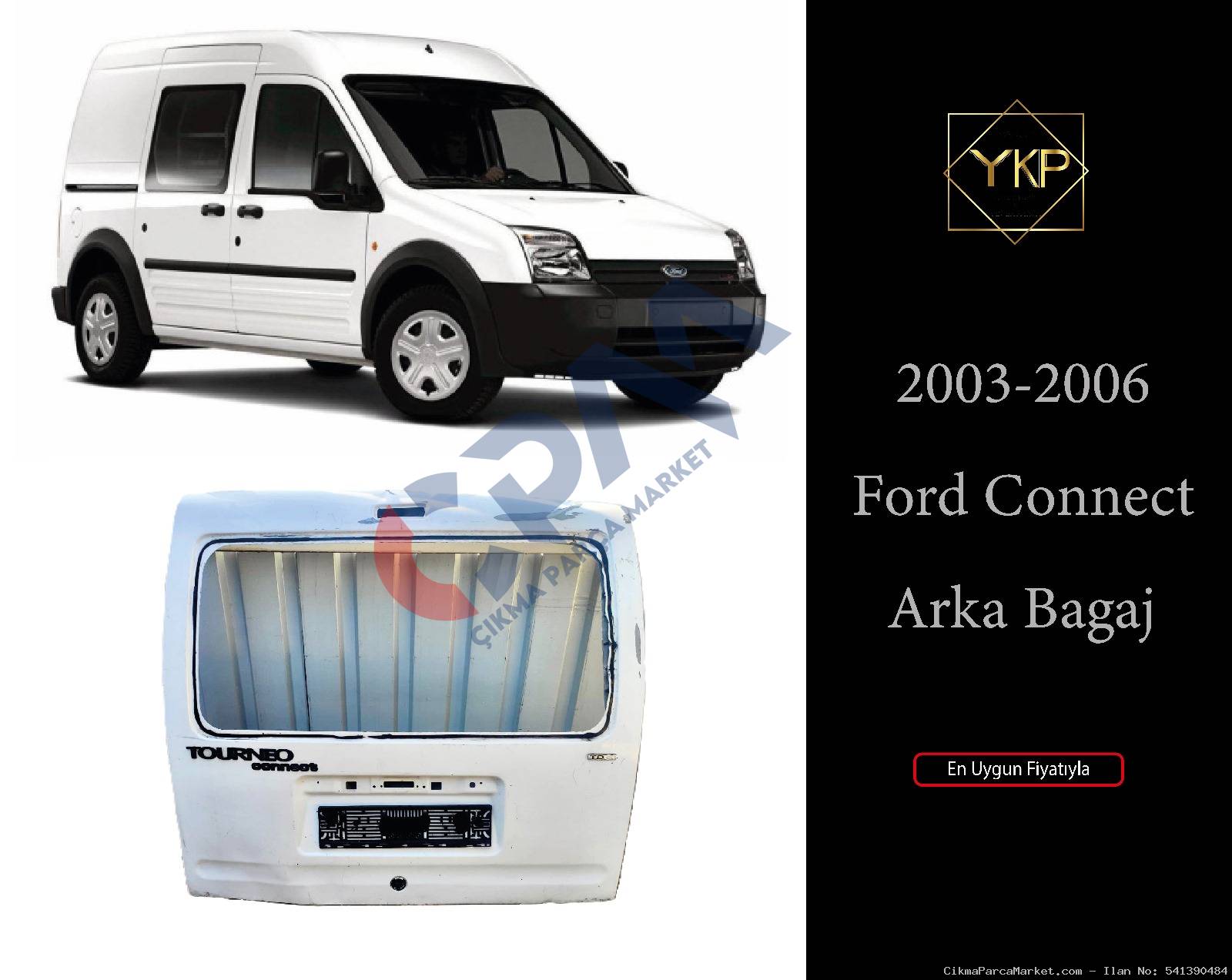 2003 2012 Ford Tourneo Connect Arka Bagaj