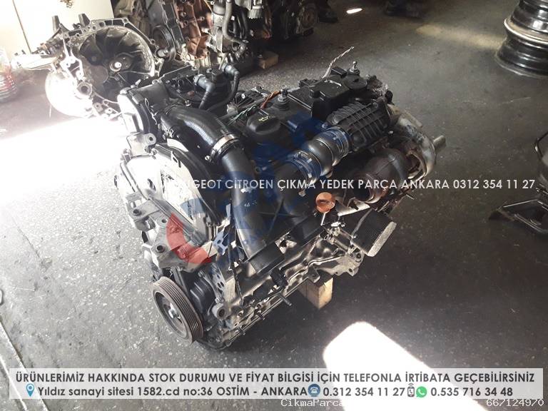 peugeot 308 1.6 dizel çıkma euro5 motor