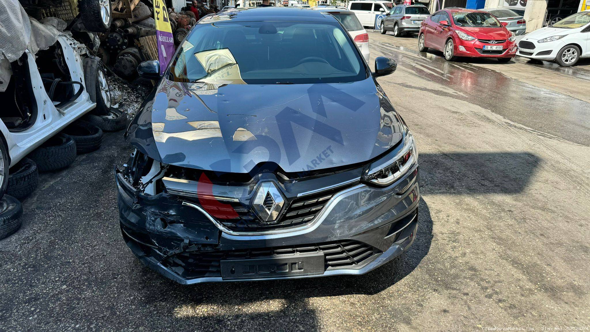 2020 2024 Renault Megane 4 Çıkma Kesme Cam Tavan (Titanyum Gri)