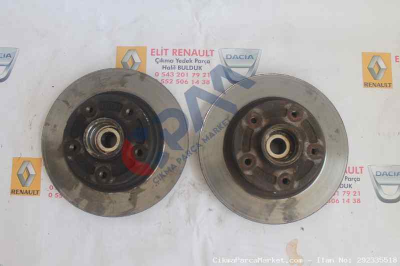 Renault Fluence Arka Disk