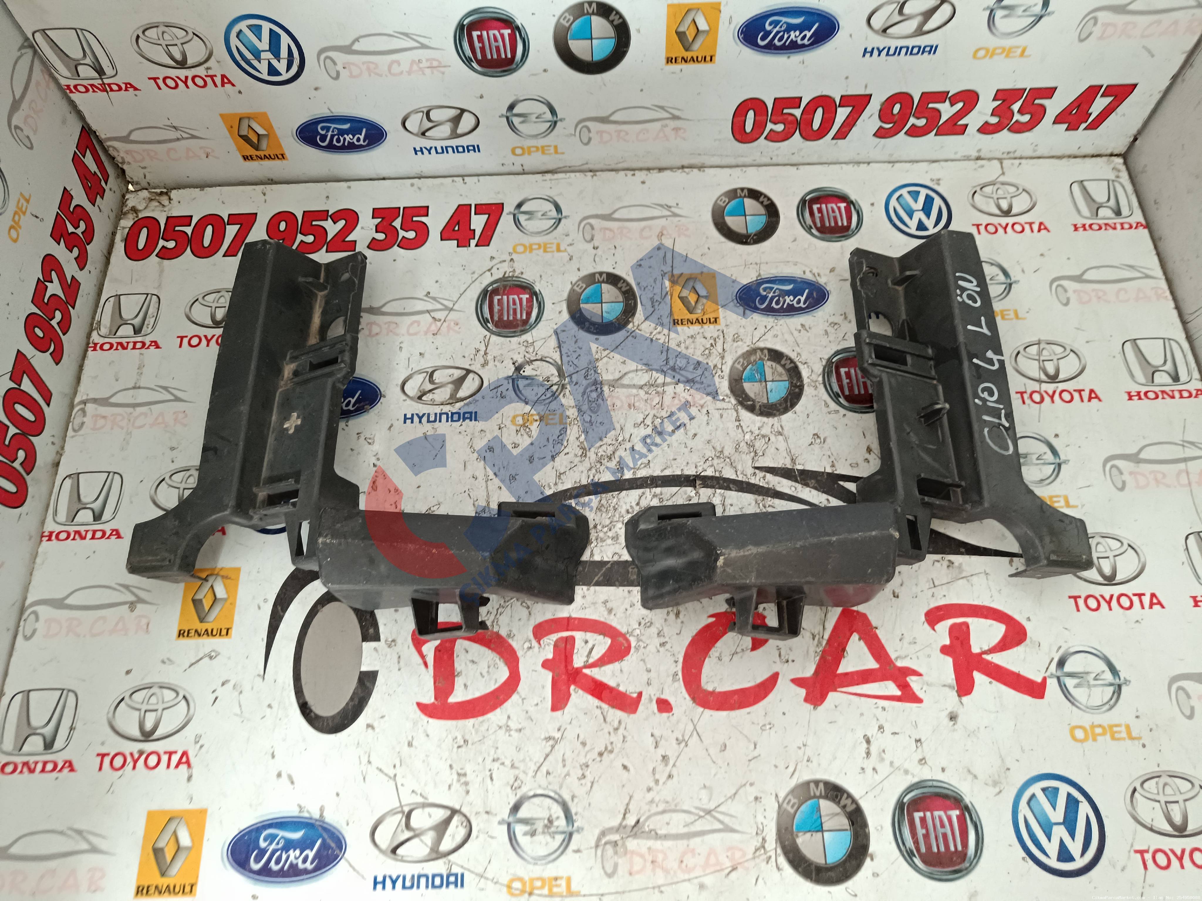 Renault Clio 4 Sağ & Sol Ön Tampon Braketi 622B45344R