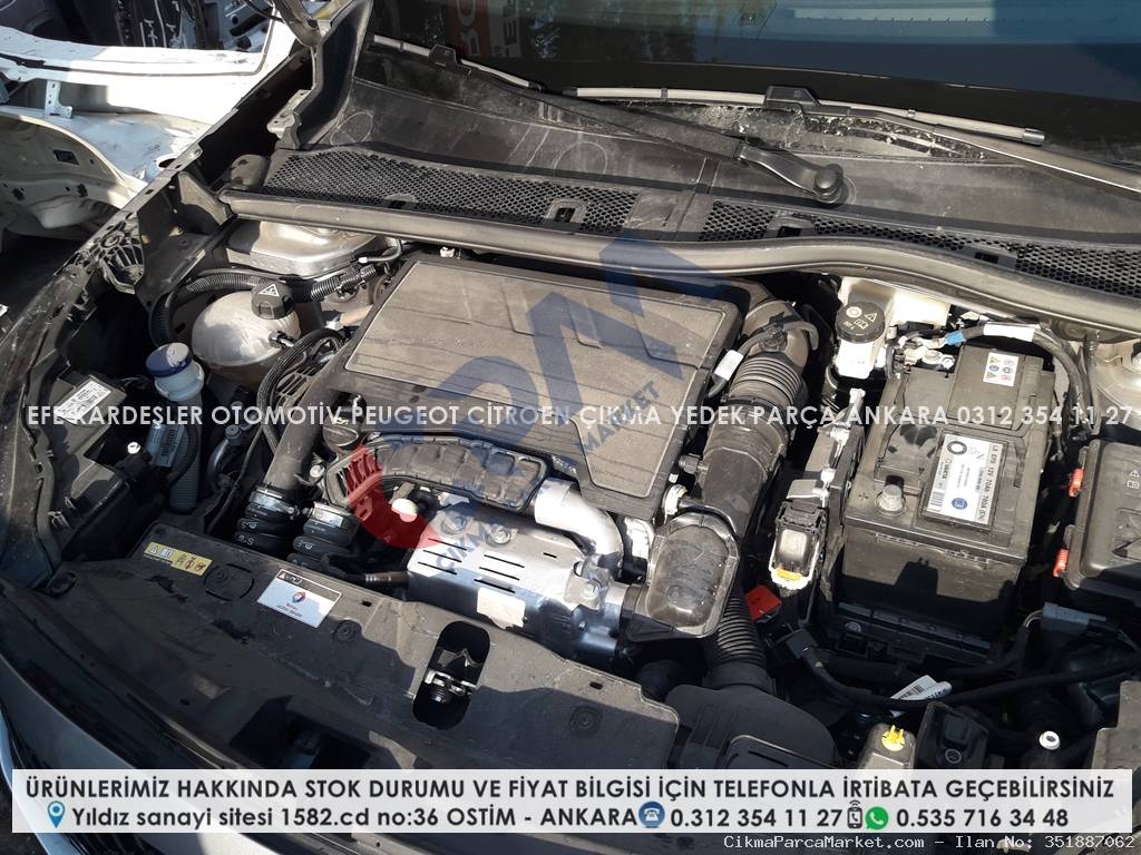 peugeot 2008 suv 1.2 benzinli çıkma EAT8 otomatik şanzıman