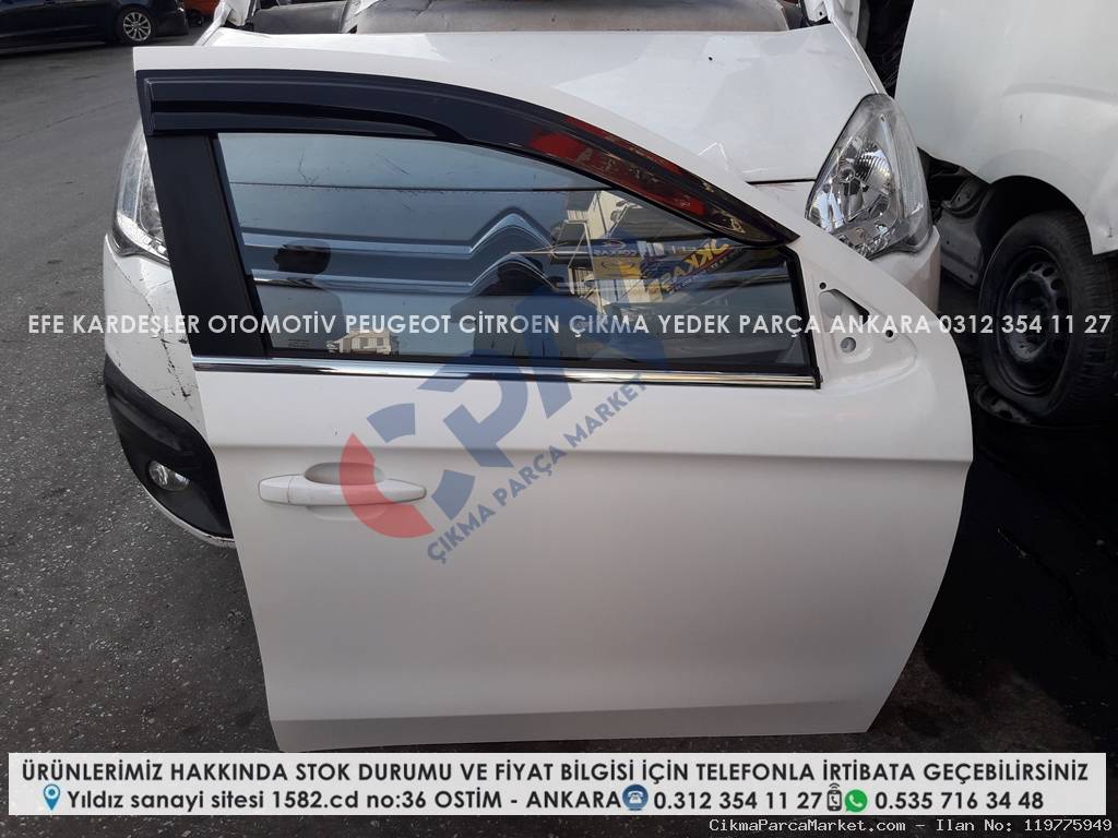 Peugeot 301 Çıkma Sağ Ön Dolu Kapı