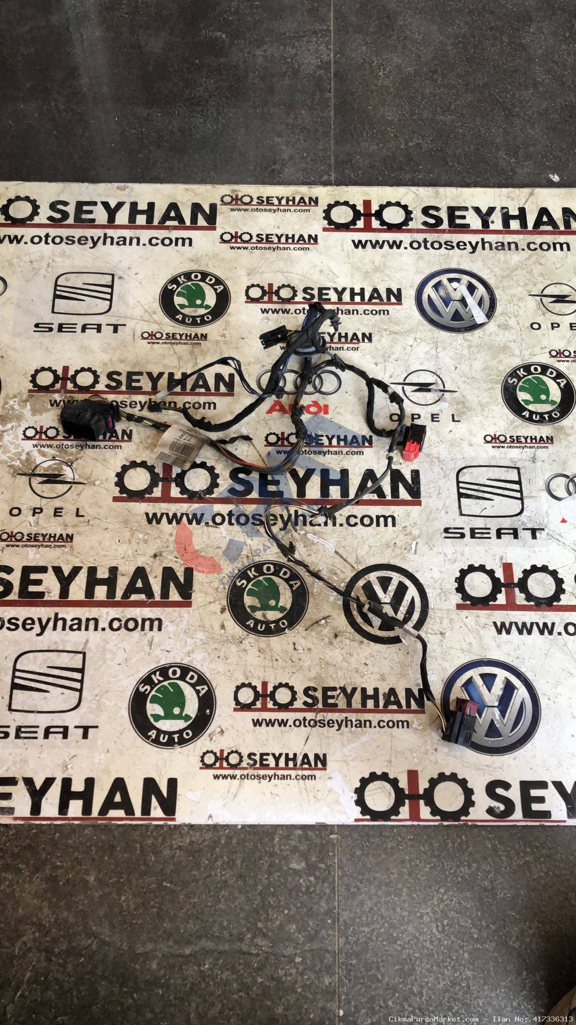 13144653 Opel Corsa D sağ ön kapı tesisatı