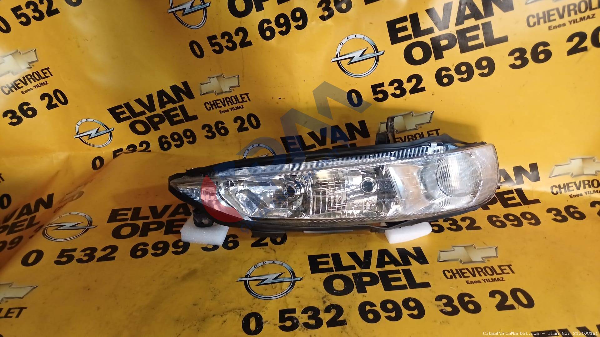 1999 2001 Opel Vectra B Çıkma Makyajlı Sol Far 90586844