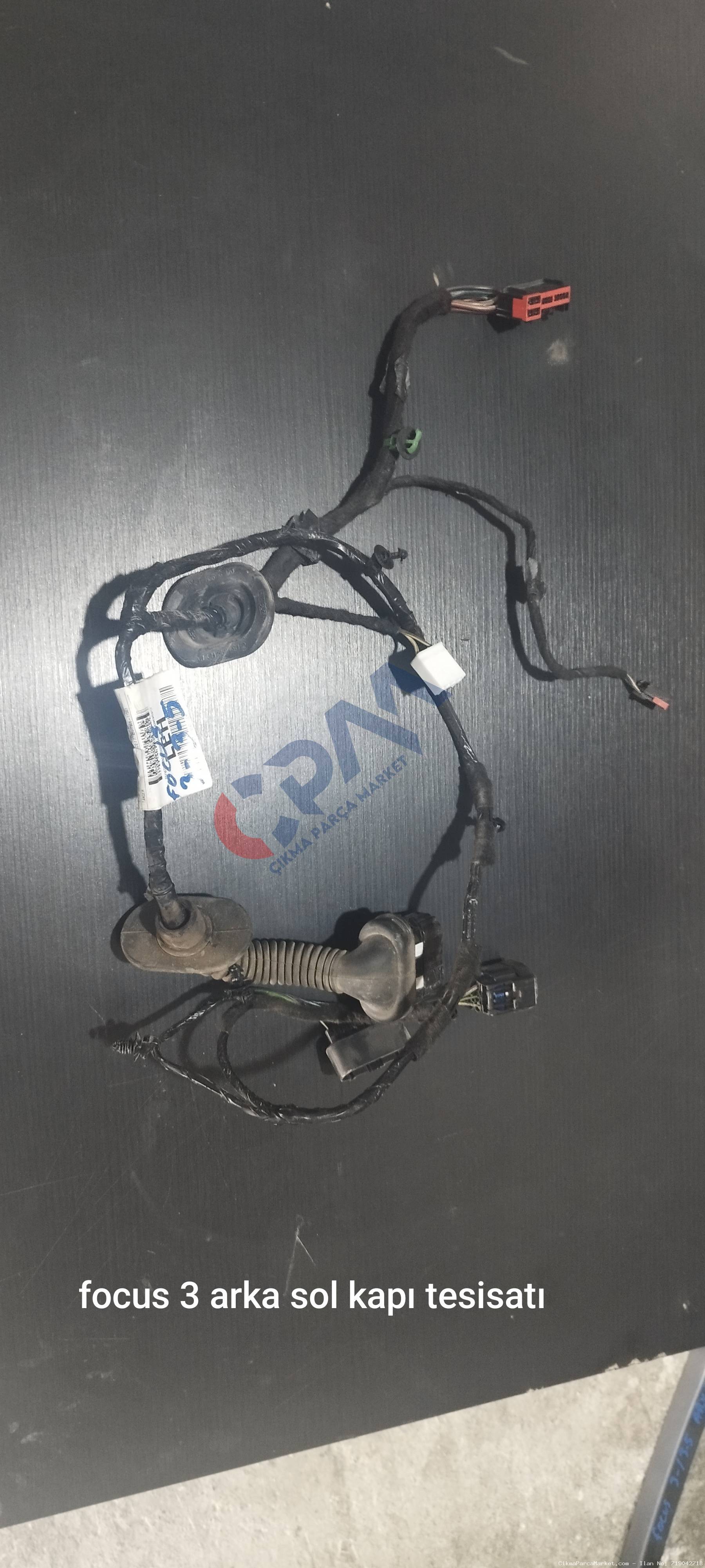 2013 2015 Ford Focus Sol Arka Kapı Tesisatı