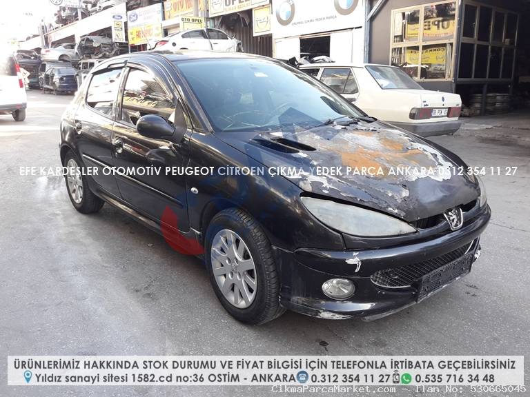 peugeot 206 çıkma yedek parça ankara