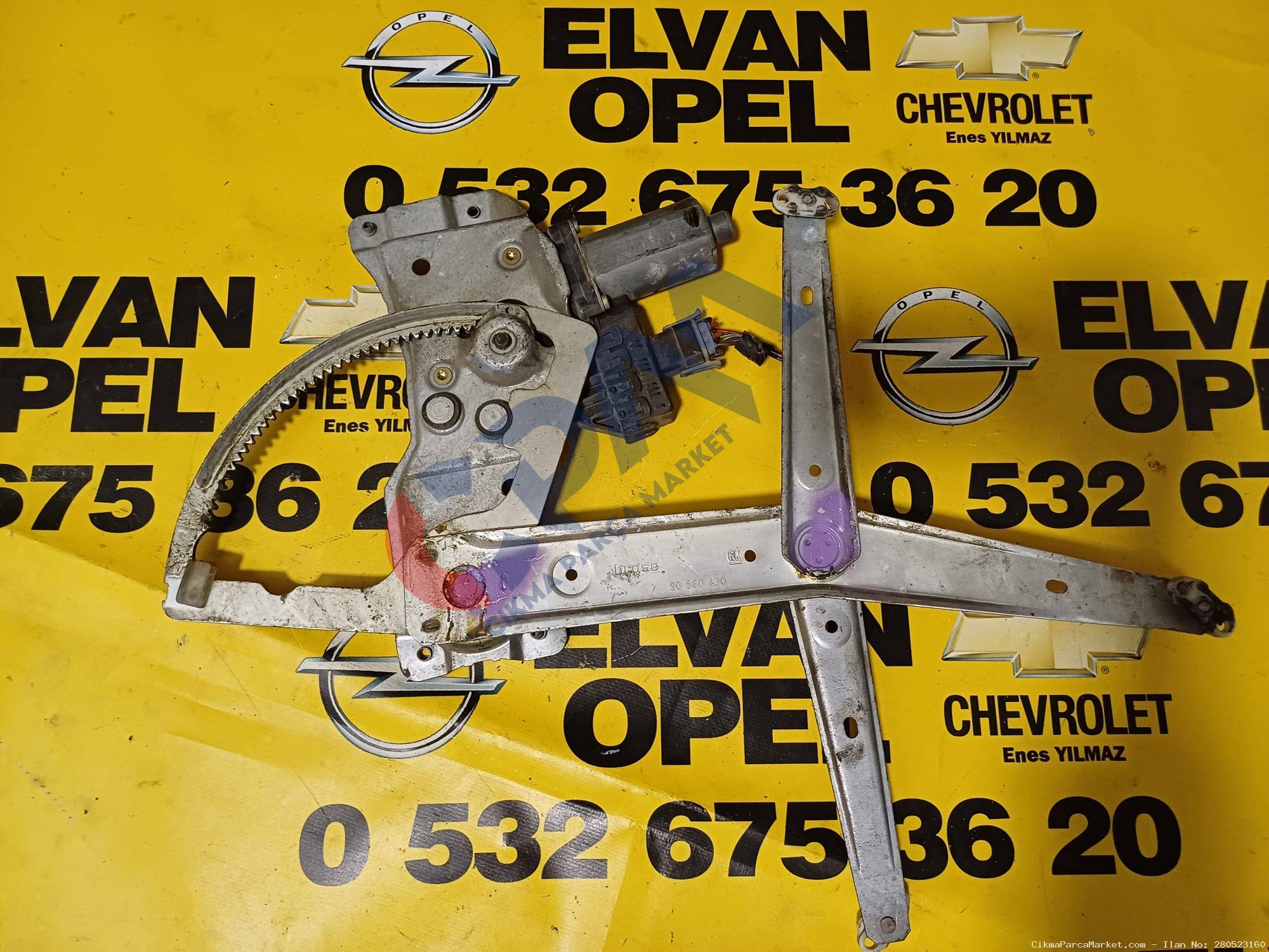 1991 2001 Opel Astra F Çıkma Sağ Cam Krikosu 90560430