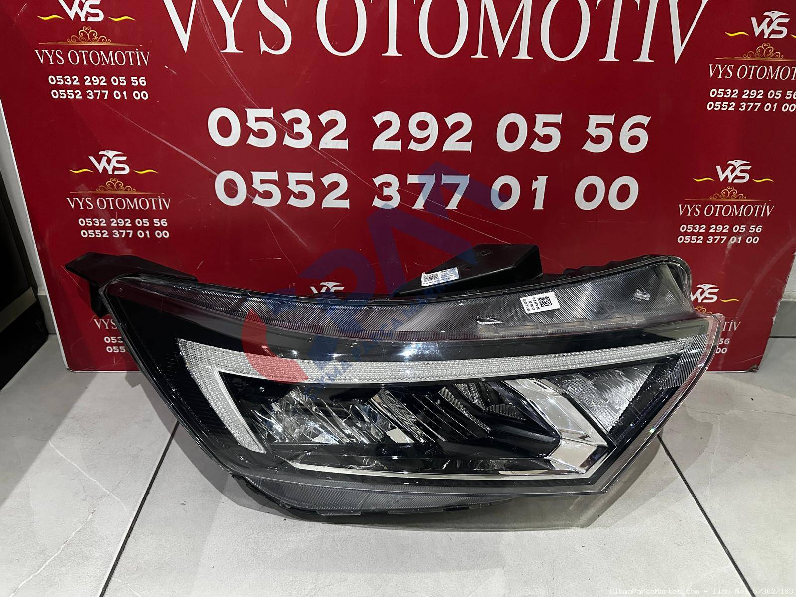 2021 2024 Hyundai i20 Hatasız  Full Led Sağ Ön Far 92102 q0100