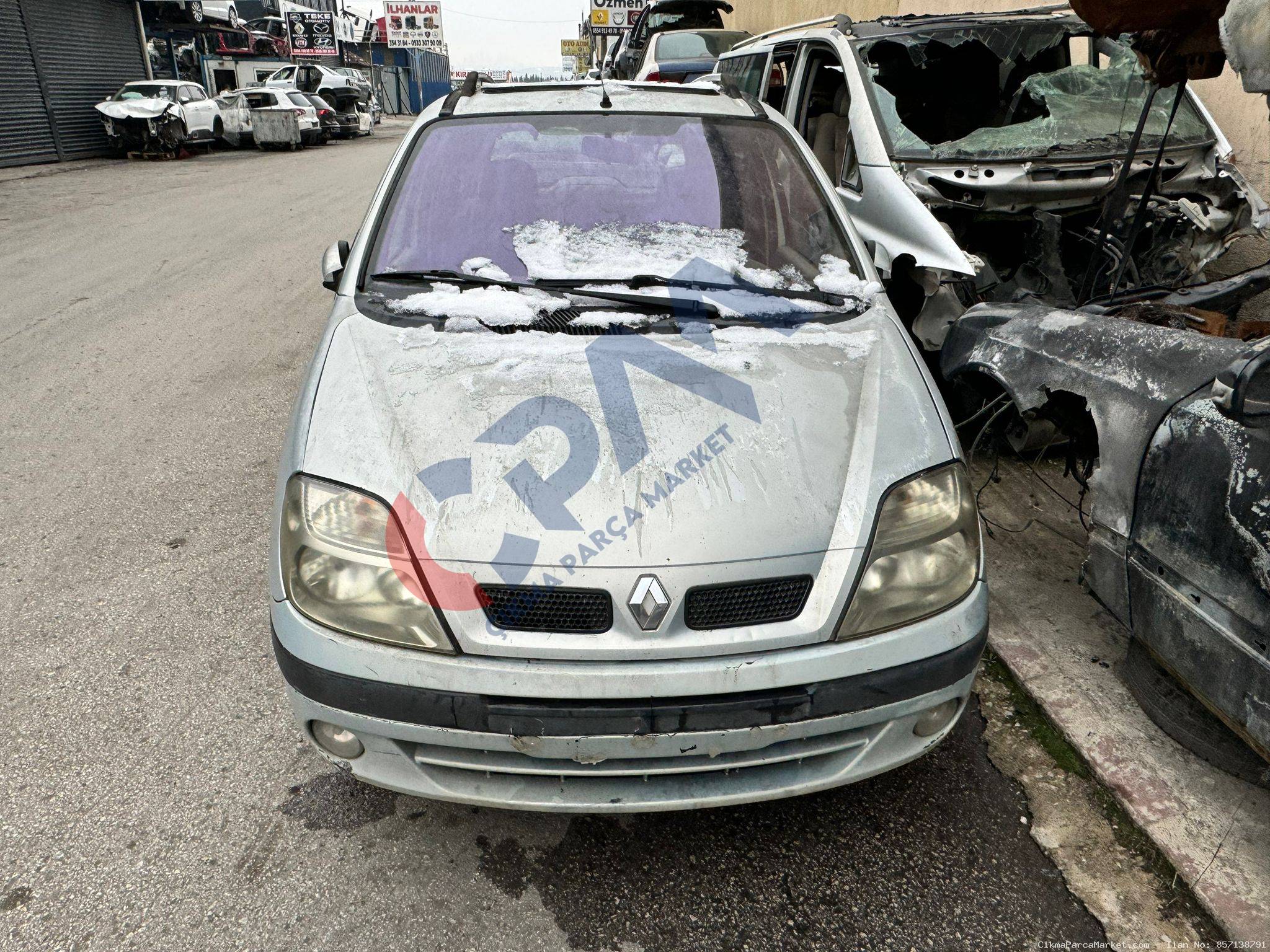 1999 2004 Renault Scenic 1 Çıkma 1.6 16v Komple Motor