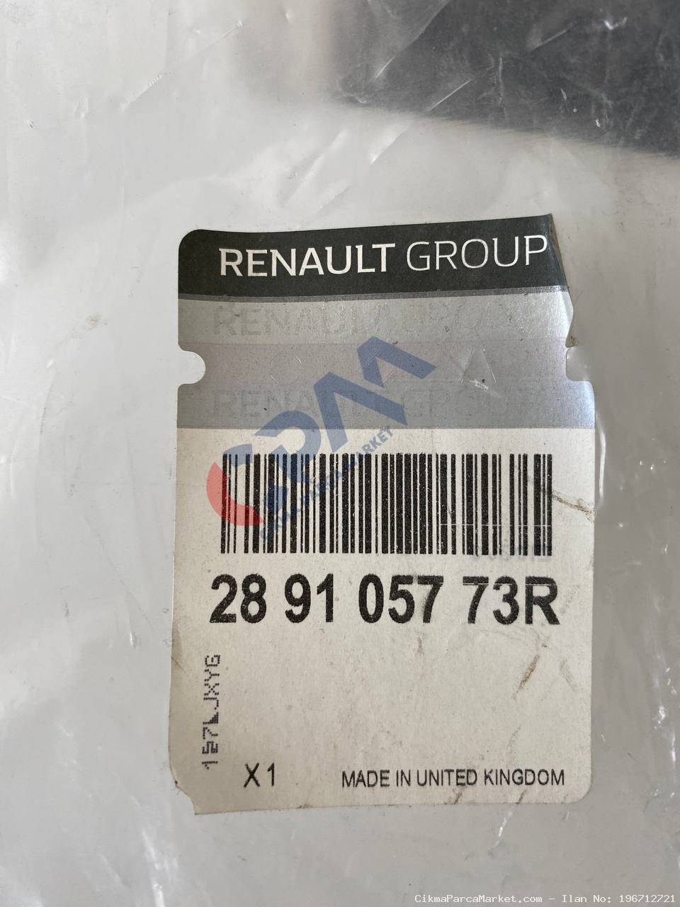 2018 2021 Renault Trafic Cam Silecek Motoru 289105773R