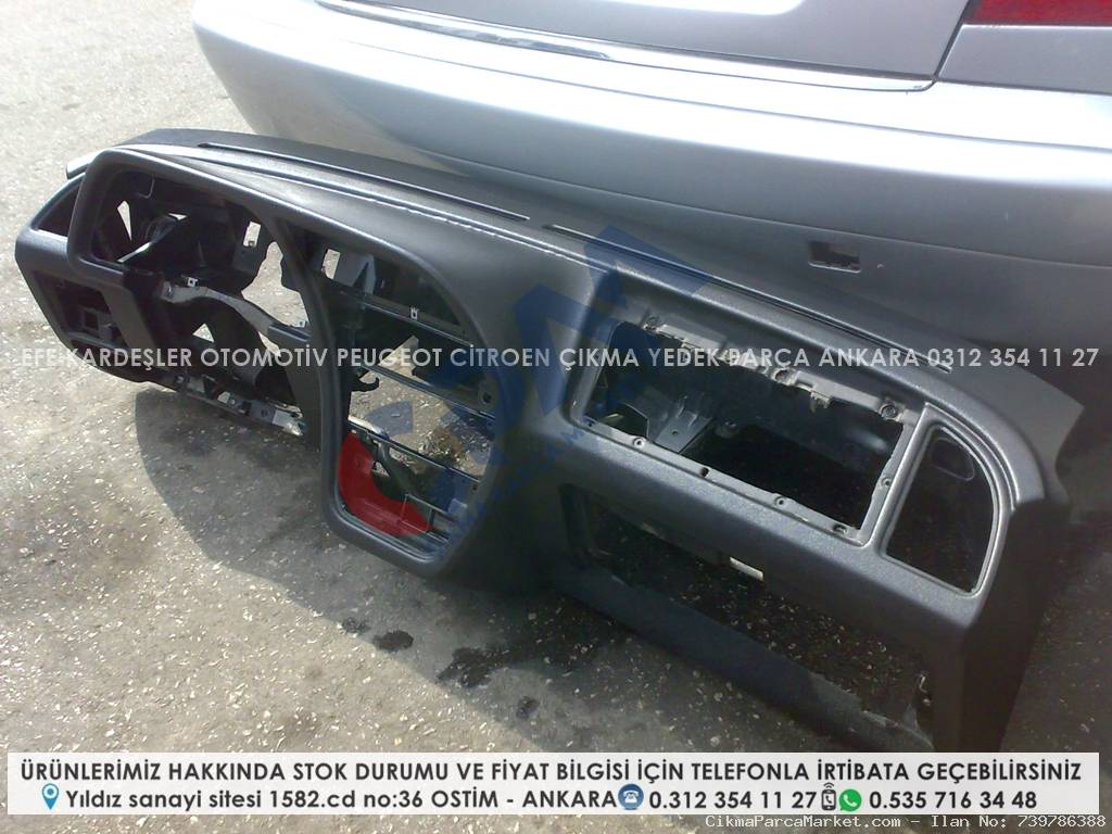 peugeot 306 çıkma boş torpido göğüslük