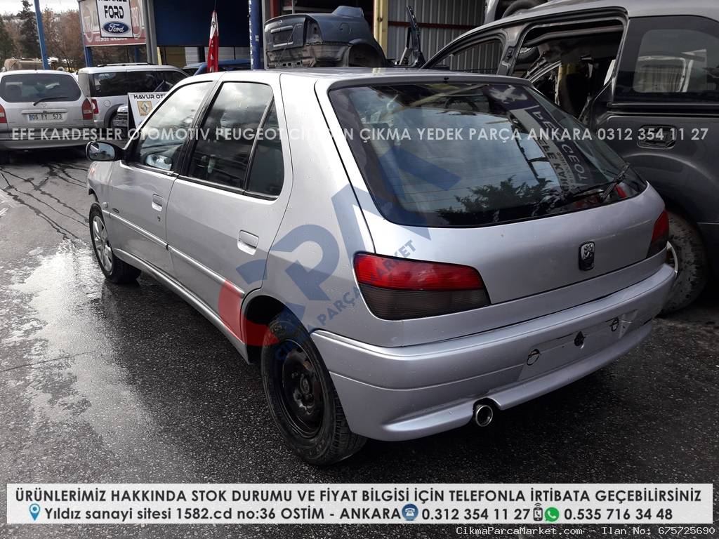 peugeot 306 çıkma arka çamurluk panel komple