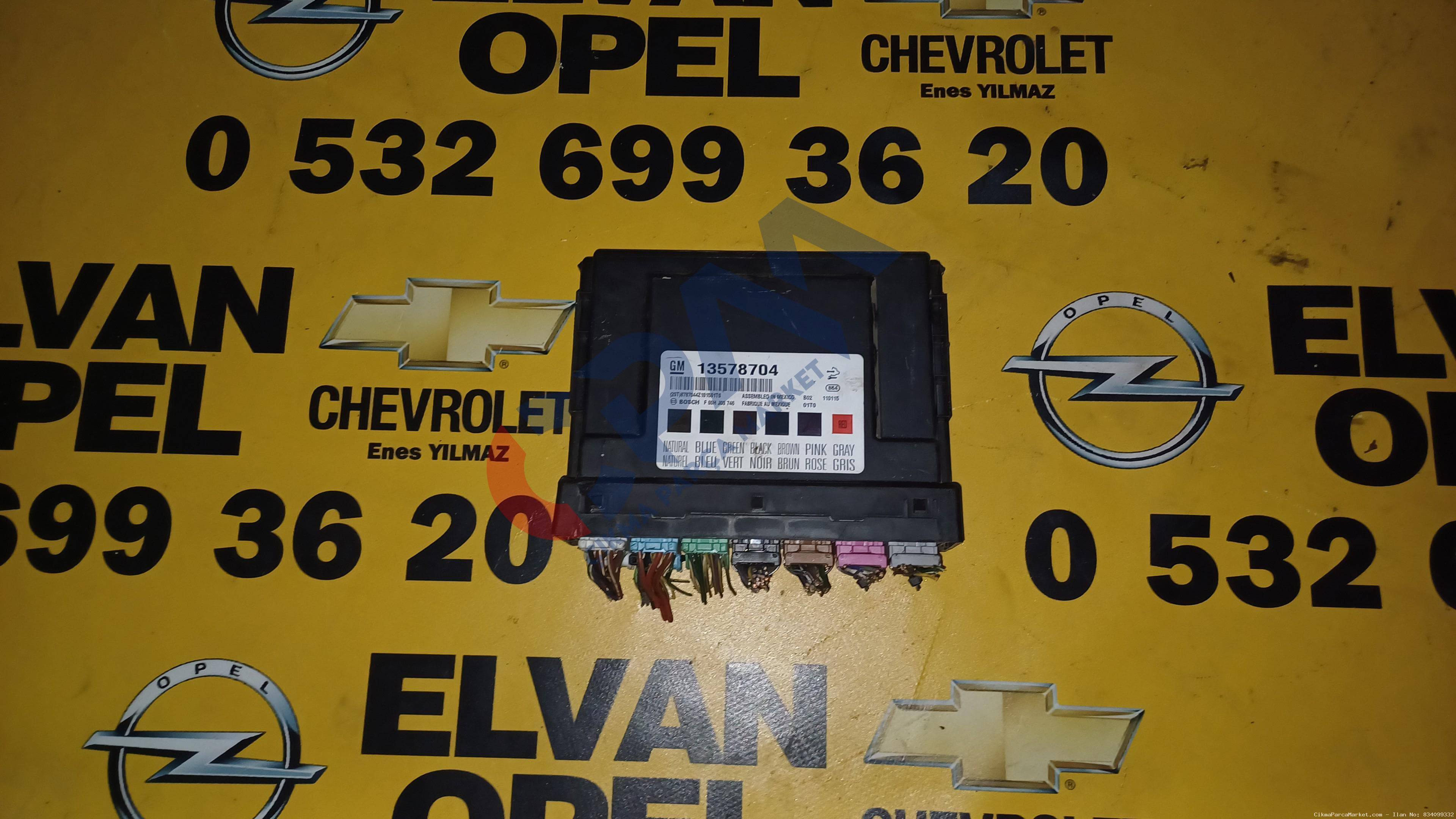 2010 2015 Opel insignia Çıkma Bcm Beyni  13578704