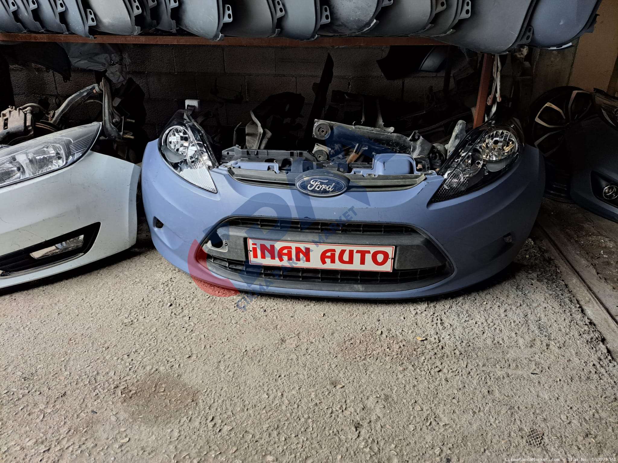 2009 2012 Ford Fiesta Dolu ön takım Ön Tampon