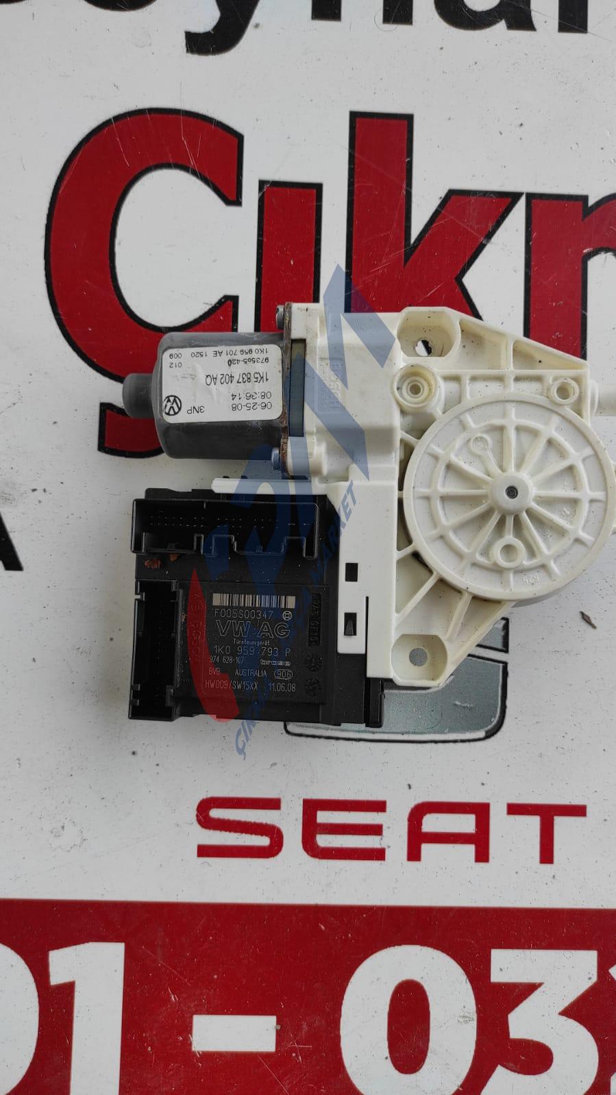 1K5837402 1K0959793P Volkswagen Jetta 2006 2011 sağ ön kapı cam motoru