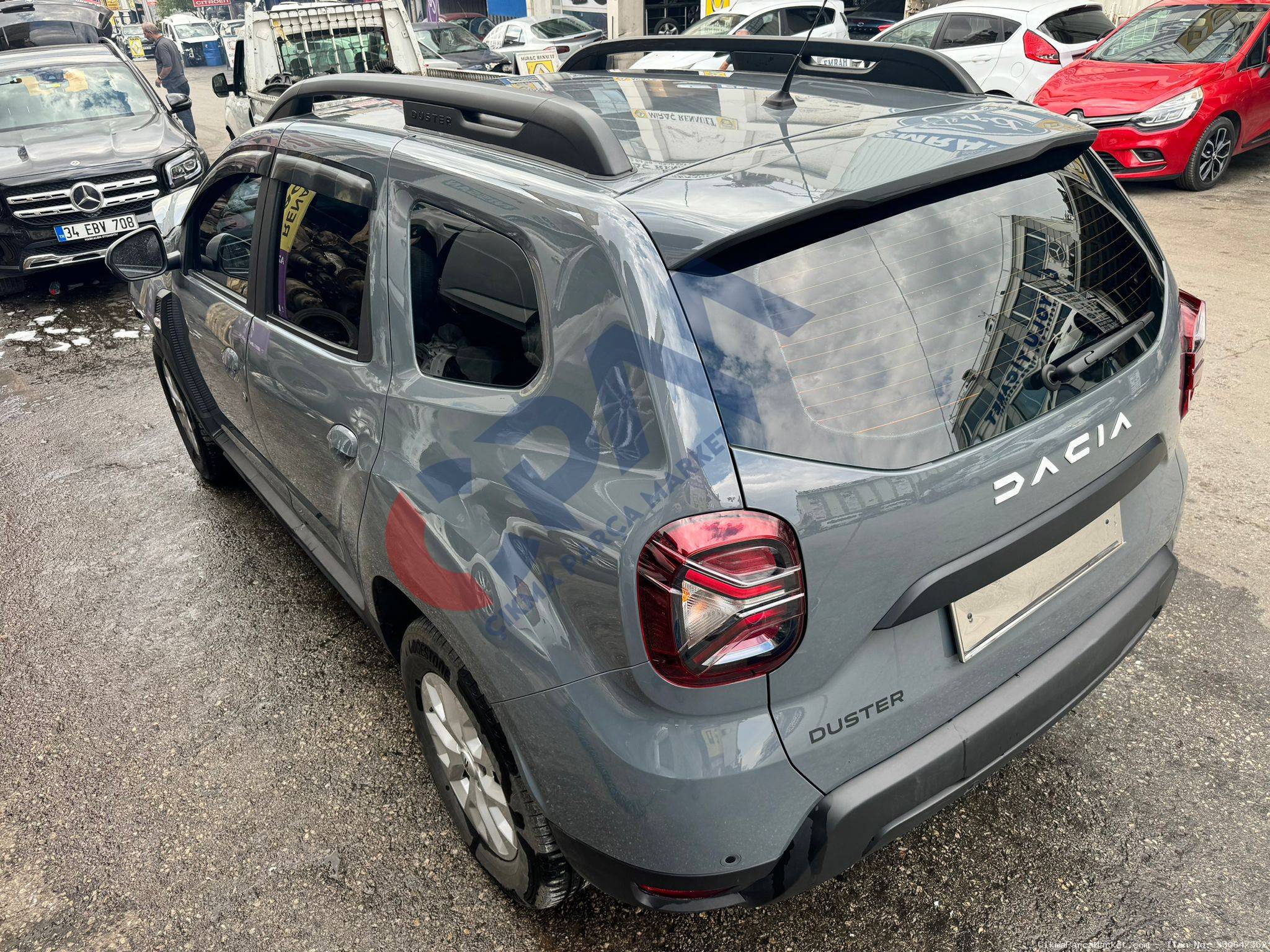 2020 2024 Dacia Duster Çıkma Kesme Tavan Nardo Gri