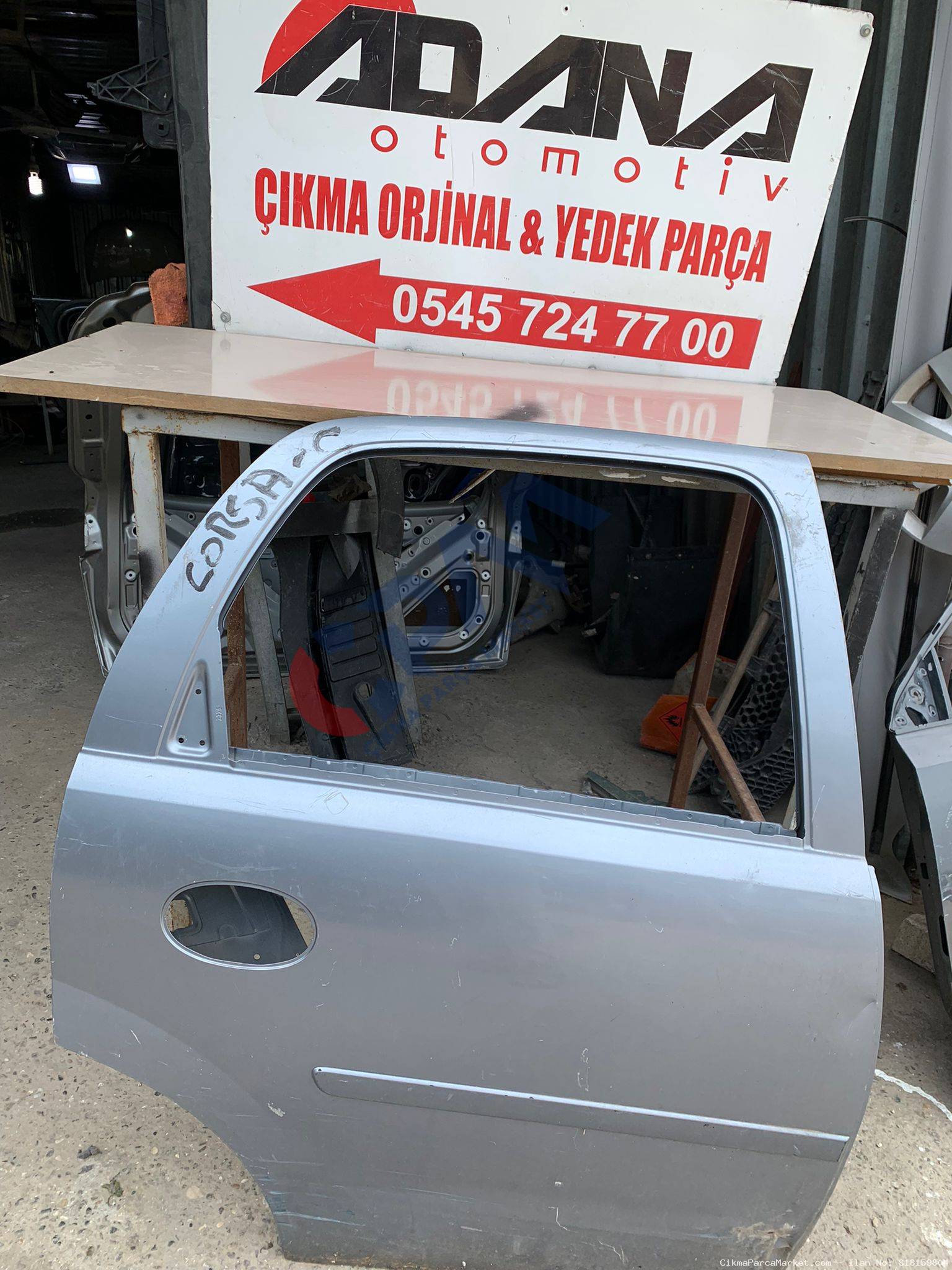 2003 2007 Opel Corsa C Kapı